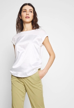 Chemise ANNA FIELD Anna Field Basic T-shirt Blanche Femme | BLJ-1969947